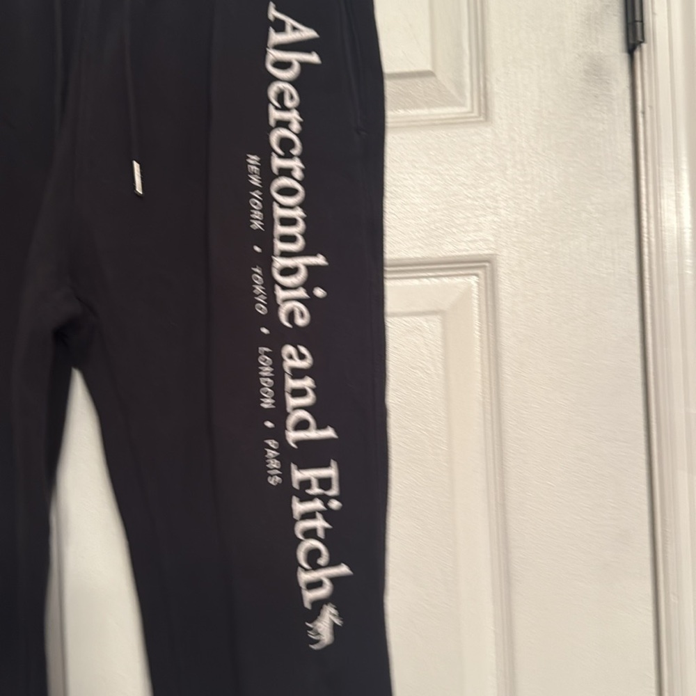 Abercrombie & Fitch athletic pants medium logo $79